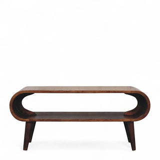 Amaya Coffee Table | Solid Mango Wood | Chestnut Finish