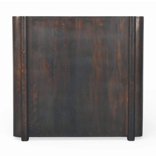 Havana Rattan Chest of Drawers Herringbone Weave Fluted Sides Mocha Natural Rattan