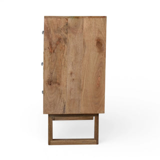 Bone Inlay Chest of Drawers Honeycomb Black White