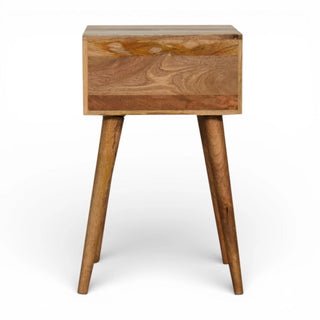 Mini Bone Inlay Bedside Table | Solid Mango Wood