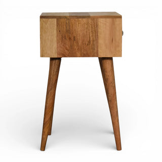 Mini Bone Inlay Bedside Table | Solid Mango Wood