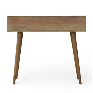 Bone Inlay Console Table Floral Taupe