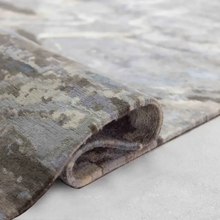 Liquid Abstract Rug | Hand-Knotted Wool