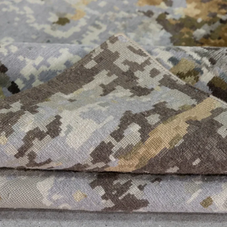 Ranu Abstract Rug | Hand-Knotted Silk & Wool