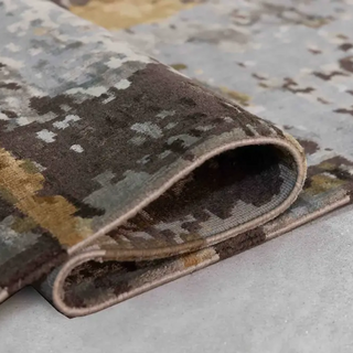 Ranu Abstract Rug | Hand-Knotted Silk & Wool