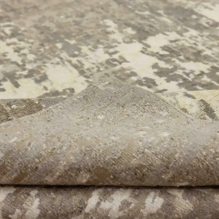 Visla Abstract Rug | Hand-Knotted Wool, Nettle & Silk