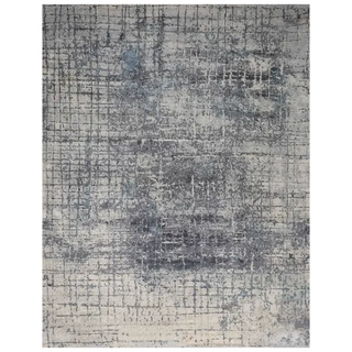 Webster Abstract Rug | Hand-Knotted Silk & Wool