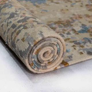 Boryn Abstract Rug | Hand-Knotted Silk & Wool
