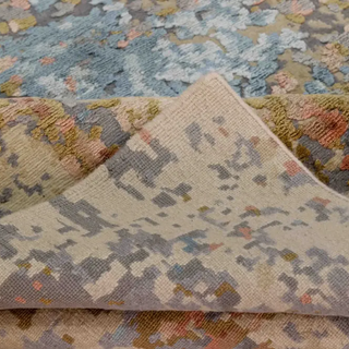 Boryn Abstract Rug | Hand-Knotted Silk & Wool