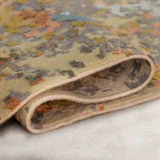 Boryn Abstract Rug | Hand-Knotted Silk & Wool