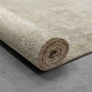Intrigue Abstract Rug | Hand-Knotted Nettle, Wool & Silk