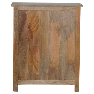 Banke Bathroom Storage Cabinet Nine-Drawer Apothecary Grid Rustic Natural Oak