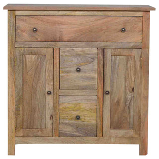 Bramley Sideboard Cabinet with Cupboard Doors and Drawers in Rustic Oak Finish