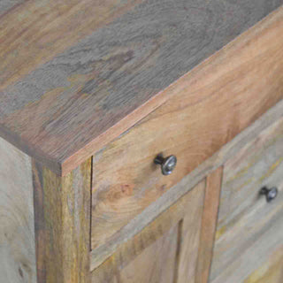 Bramley Sideboard Cabinet with Cupboard Doors and Drawers in Rustic Oak Finish