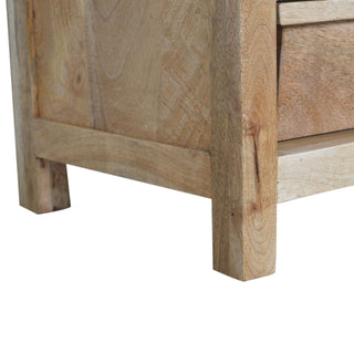 Cello Drinks Cabinet Wine Rack Grid With Drawers Natural Oak