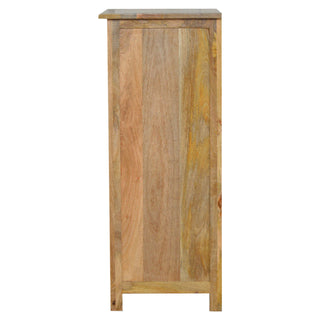 Cello Drinks Cabinet Wine Rack Grid With Drawers Natural Oak