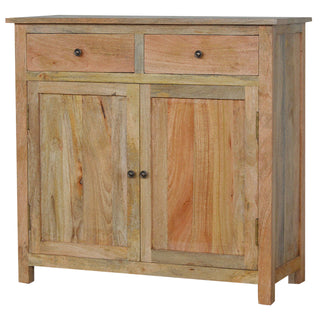 Ashgrove Sideboard Cabinet with Two Drawers and Panelled Cupboards in Bleached Oak Finish