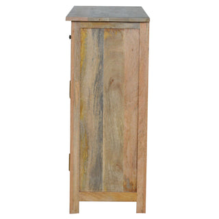 Ashgrove Sideboard Cabinet with Two Drawers and Panelled Cupboards in Bleached Oak Finish