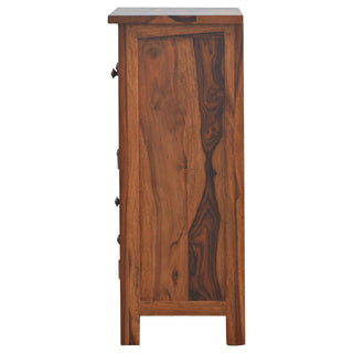 Halcyon Bathroom Storage Cabinet Sheesham Four-Drawer Cupboard