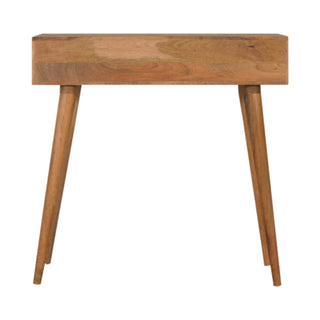 Tenzo Console Table with Drawers Gold Cement Pattern Mixed Oak Mango