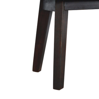 Reef Upholstered Bench Turquoise Velvet Button Tufted Long Rectangular Mid-Century Legs