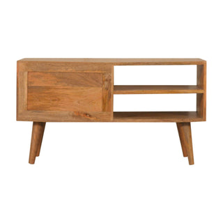 Nepal Bone Inlay Media Unit Natural Mango Wood