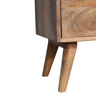 Quill Filing Cabinet Four-Drawer Natural Oak Label-Pull Home Office