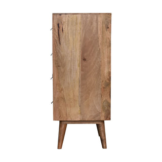 Quill Filing Cabinet Four-Drawer Natural Oak Label-Pull Home Office