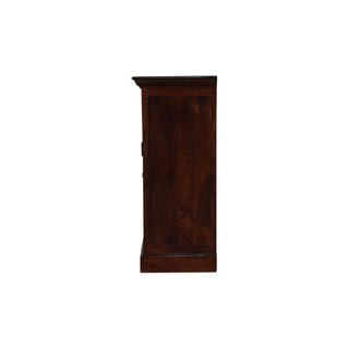 Rosewood Large Sideboard with Glazed Cabinet Doors and Drawers in Cherry Finish