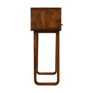 Selene Slim Console Table with Drawers U-Frame Chestnut Mango Wood