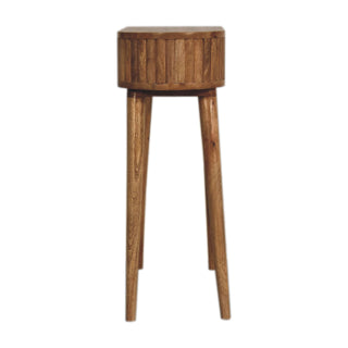 Solène Writing Desk Solid Mango Wood With Open Shelf