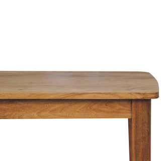 Haven Coffee Table Solid Wood Woven Rope Shelf Chunky Top Natural Oak