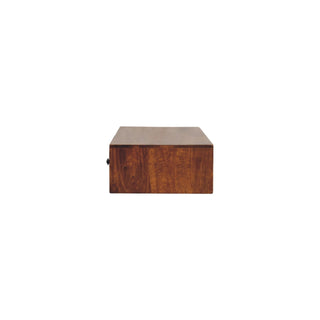 Drift Wall-Mounted Console Table with Drawers Chestnut Mango Wood