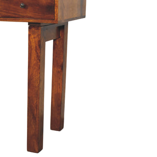 Marlowe Writing Desk Mango Wood Single Drawer With Open Slot