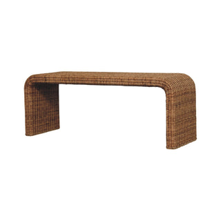 Rattan Weave Bench