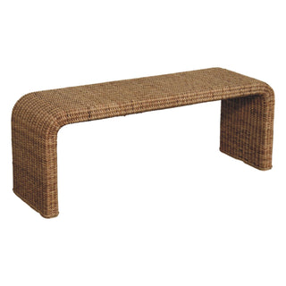 Rattan Weave Bench