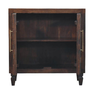Orlan Sideboard Cabinet with Hand-Carved 3D Textured Front