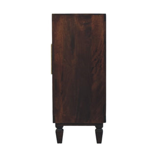 Orlan Sideboard Cabinet with Hand-Carved 3D Textured Front