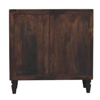 Orlan Sideboard Cabinet with Hand-Carved 3D Textured Front