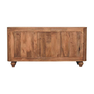 Tawney Large Sideboard with Drawers and Cupboards in Golden Teak Finish