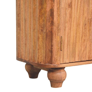 Tawney Large Sideboard with Drawers and Cupboards in Golden Teak Finish