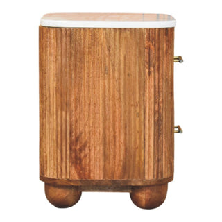 Aurora Marble Bedside