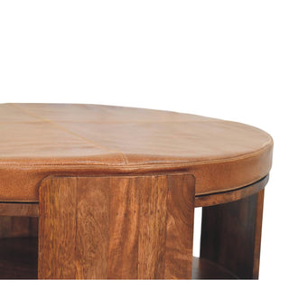 Savoy Leather Coffee Table
