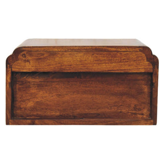 Avora Wall-Mounted Chestnut Bedside