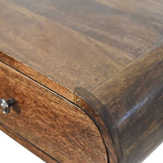 Rounded Wall-Mounted Bedside in Classic Grey