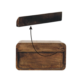 Rounded Edge 1-Drawer Bedside
