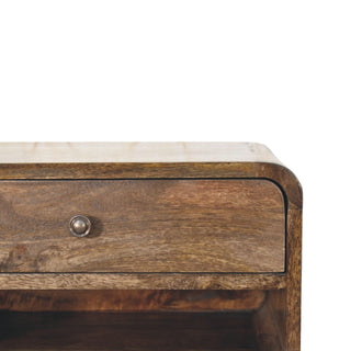 Rounded Edge 1-Drawer Bedside
