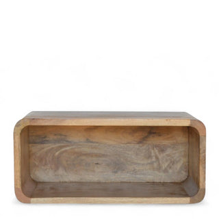 Mid-Century Modern Wall-Mounted Open Nightstand