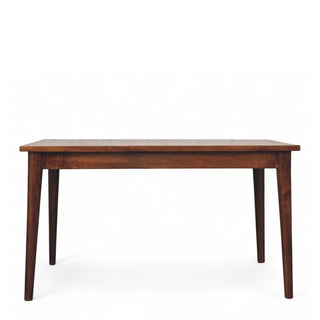 Chestnut Nordic Dining Table | Solid Mango Wood