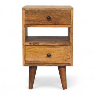 Mid-Century Modern Solid Wood Nightstand